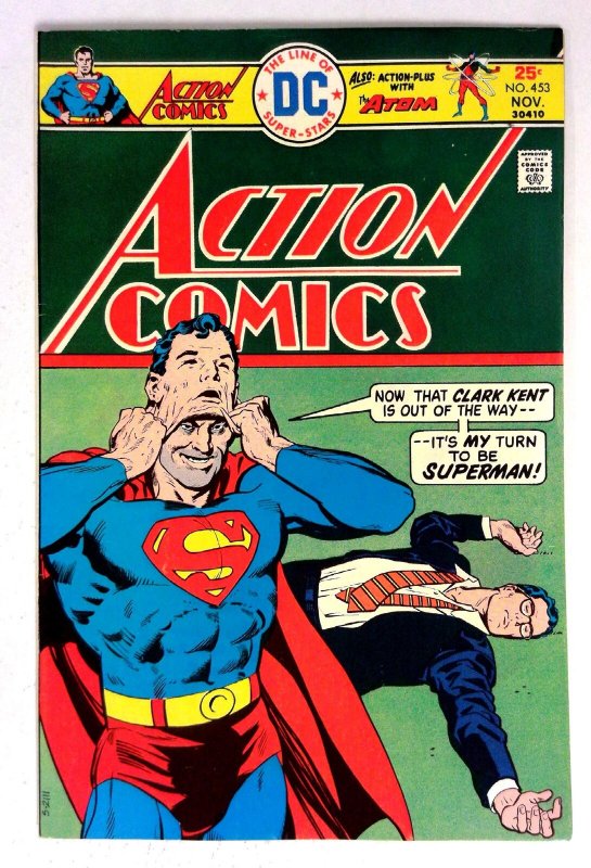 Action #453 (DC Comics, 1975), raw comic book in VF condition — front cover