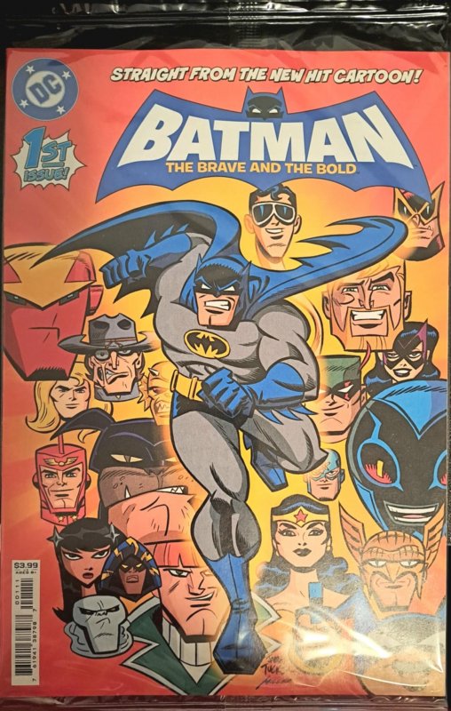 Batman: The Brave and the Bold #1 (2009), raw, ungraded comic book — front cover