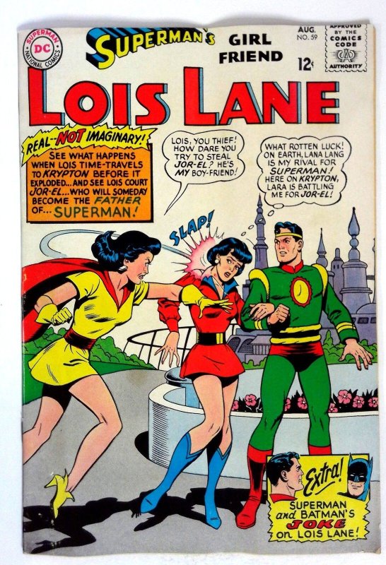 Superman's Girl Friend Lois Lane #59 (DC Comics, 1965), raw comic book in VG condition — front cover