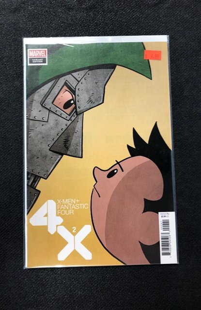 X-Men/Fantastic Four #2 (Marvel Comics, 2020), raw, ungraded comic book — front cover