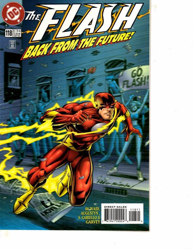 Lot of 2 Flash DC Comic Books #118 124 Superman Batman DC5, raw, ungraded comic book — front cover