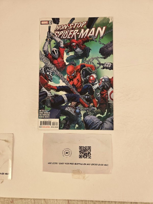 Non-Stop Spider-Man #3 (Marvel Comics), raw comic book in NM condition — front cover