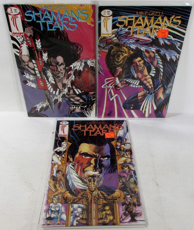 Shaman's Tears Lot of 3 #2, 3, 4 Image Comics (1993) NM- 1st Print Comic Books (Image Comics, 1993), raw comic book in NM- condition — front cover