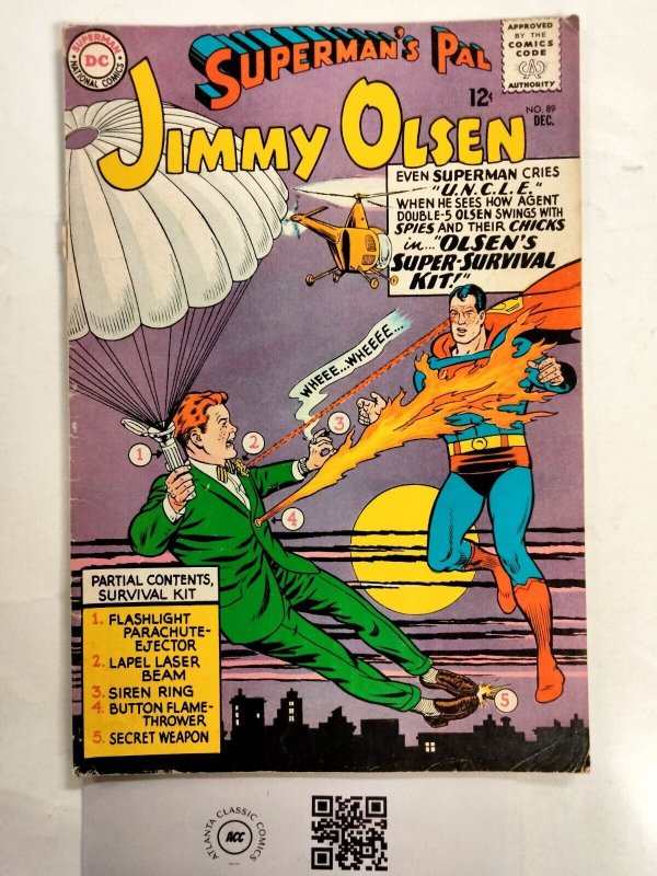 Jimmy Olsen #89 (DC Comics), raw comic book in VG/FN condition — front cover