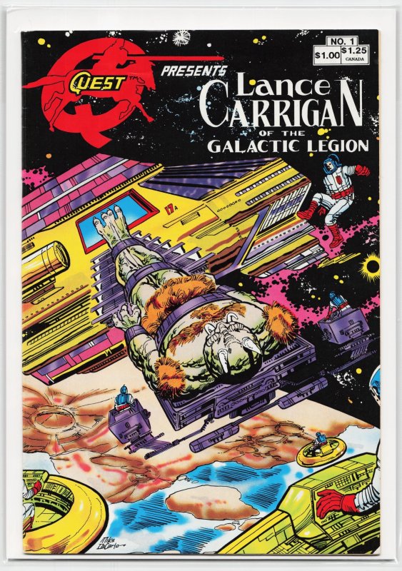 Quest Presents #1 (1983), raw, ungraded comic book — front cover
