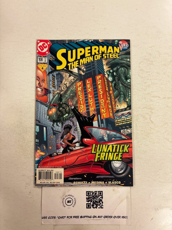 Superman the Man of Steel #108 (DC Comics), raw comic book in NM condition — front cover
