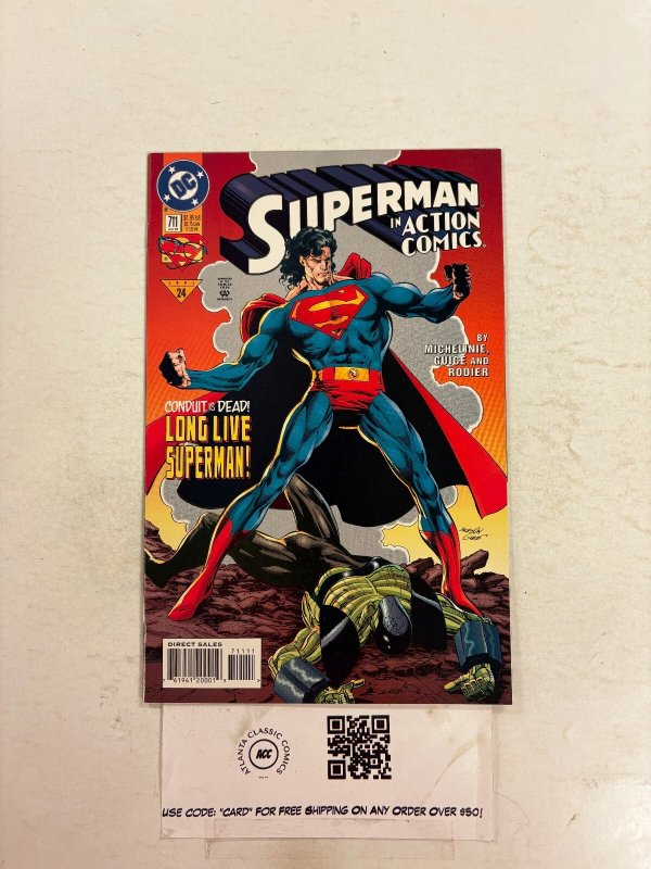 Action Comics #711 (DC Comics, 1995), raw comic book in NM condition — front cover