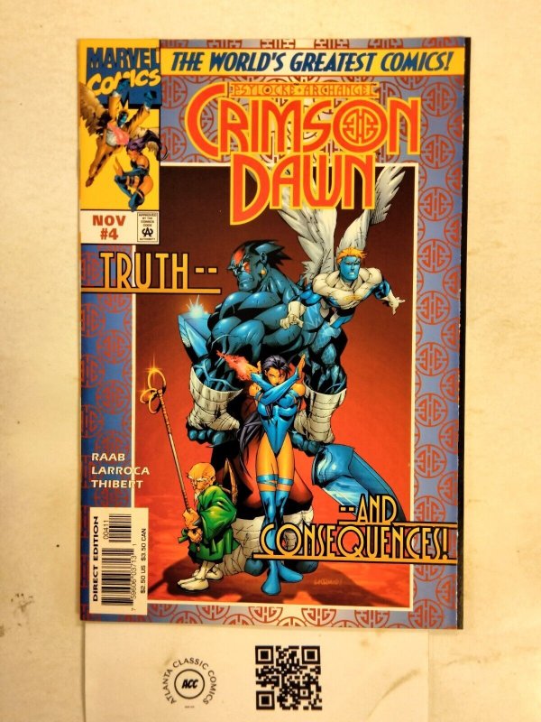 Psylocke & Archangel Crimson Dawn #4 (Marvel Comics, 1997), raw comic book in NM condition — front cover
