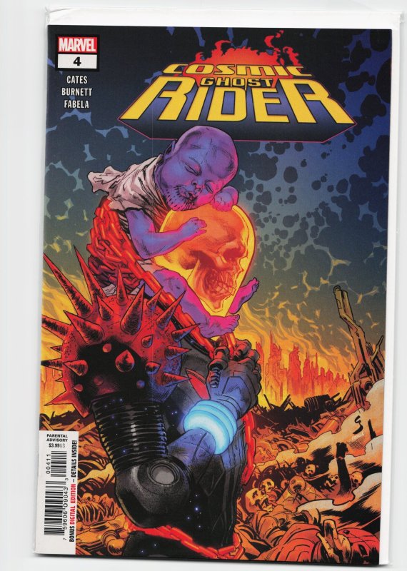 Cosmic Ghost Rider #4 (2018), raw, ungraded comic book — front cover