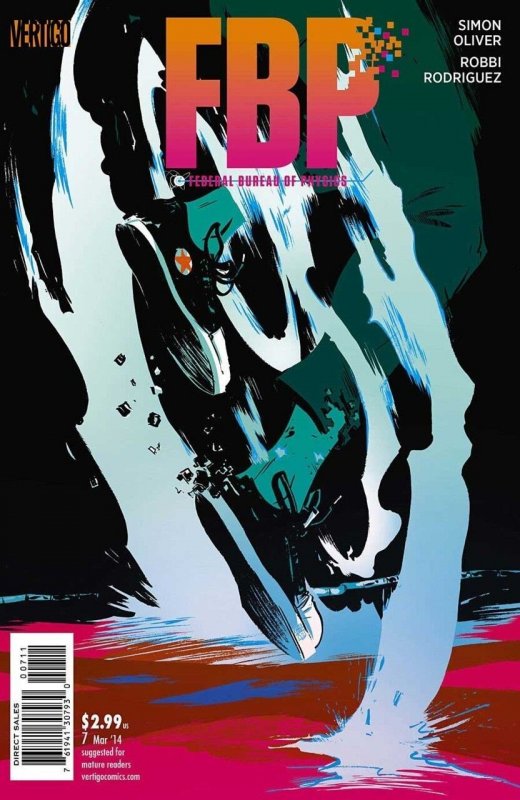 Fbp: Federal Bureau of Physics #7 (DC Comics), raw comic book in VF+ condition — front cover