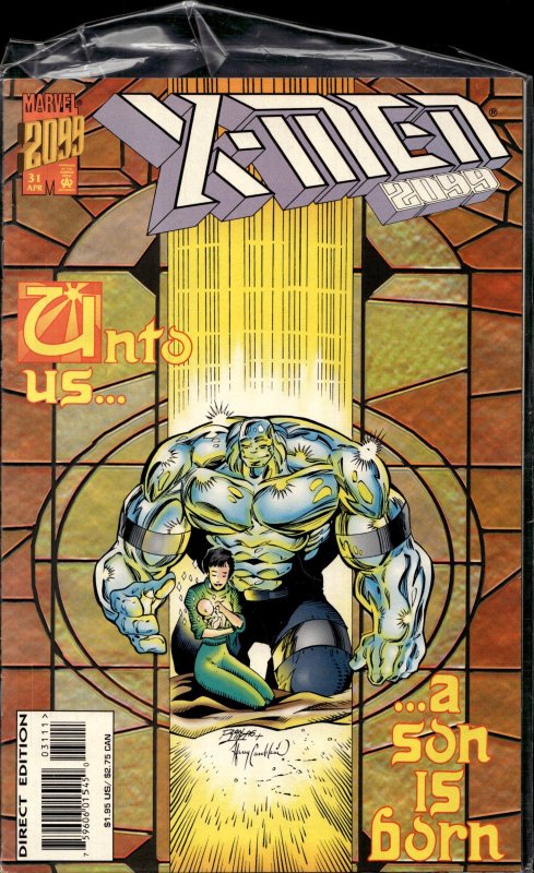 X-Men 2099 #31 (Marvel Comics, 1996), raw, ungraded comic book — front cover