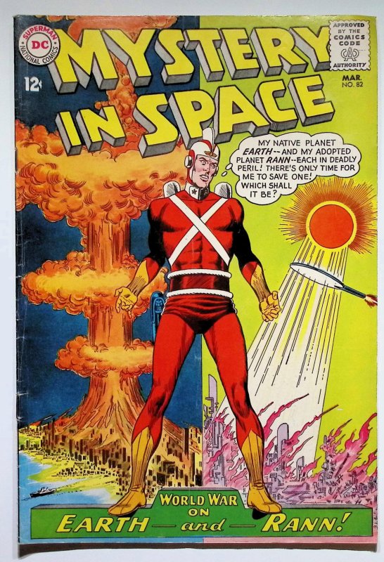 Mystery in Space #82 (DC Comics, 1963), raw, ungraded comic book — front cover