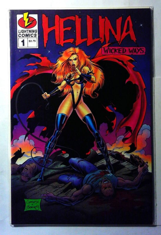 Hellina Wicked Ways #1 (1995), raw, ungraded comic book — front cover