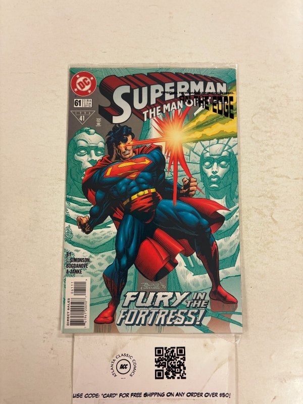 Superman the Man of Steel #61 (DC Comics), raw comic book in NM condition — front cover