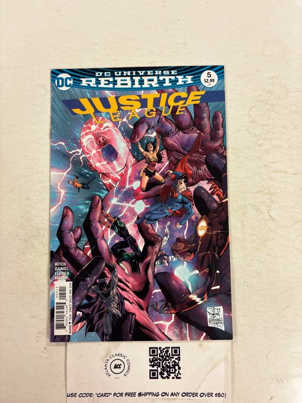 Justice League #5 (DC Comics, 2018), raw comic book in NM condition — front cover