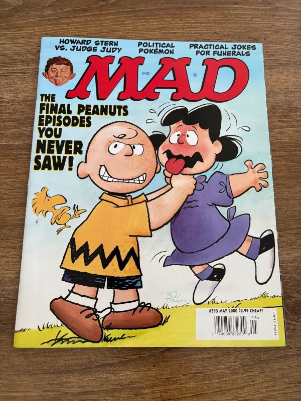 Mad Magazine #393 (EC Comics, 2000), raw, ungraded comic book — front cover
