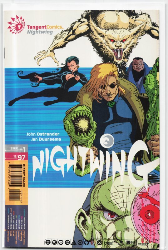 Tangent Comics/ Nightwing (1997) Nightwing (1997), raw, ungraded comic book — front cover