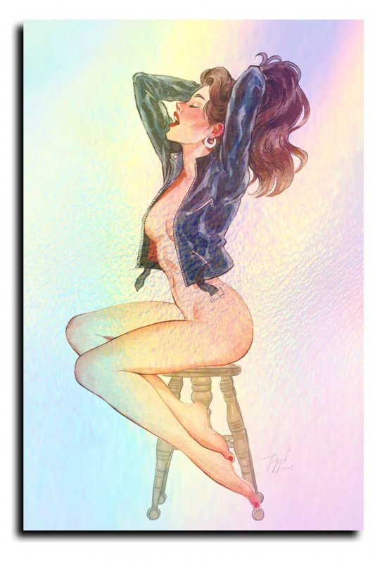 Pinupocalypse #1, raw comic book in NM condition — front cover