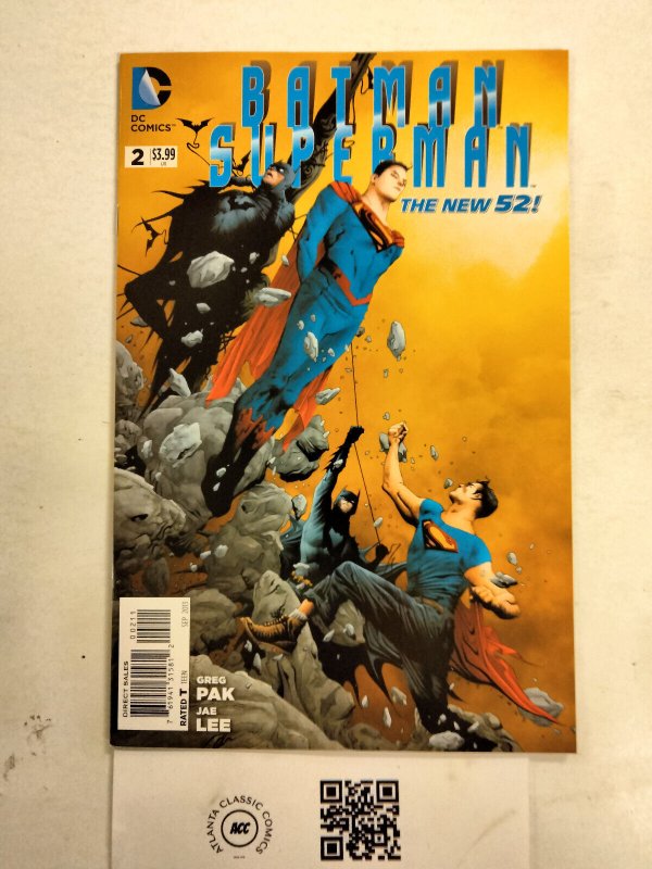Batman Superman #2 (DC Comics), raw comic book in NM condition — front cover