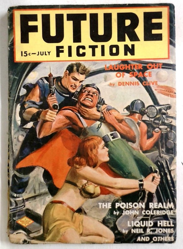 Future Fiction #3 (1940), raw, ungraded comic book — front cover