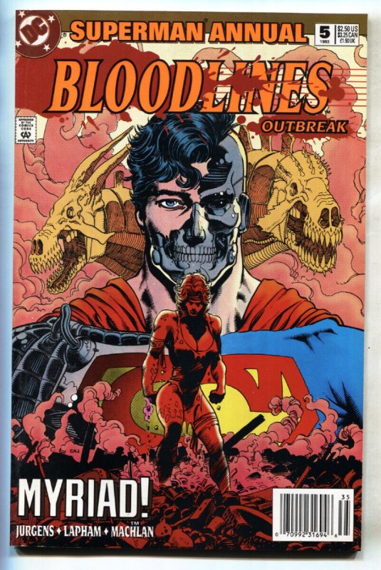Superman Annual #5 (DC Comics), raw, ungraded comic book — front cover