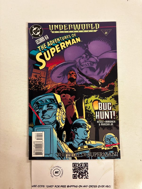 The Adventures of Superman #530 (DC Comics, 1995), raw comic book in NM condition — front cover