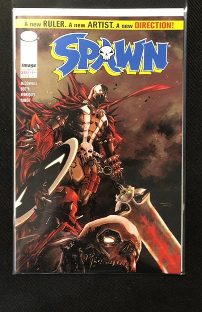 Spawn #351 (Image Comics, 2024), raw, ungraded comic book — front cover