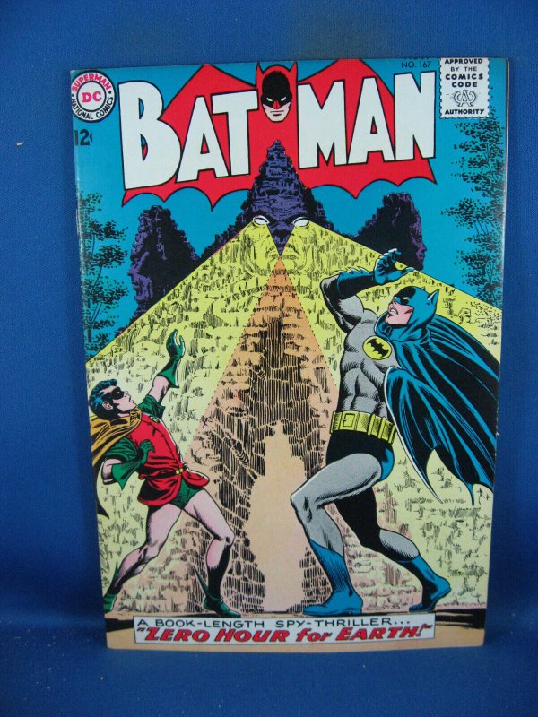 Batman #167 (DC Comics, 1964), raw comic book in VF+ condition — front cover