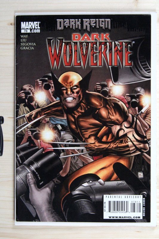 Dark Wolverine #78 (Marvel Comics, 2009), raw comic book in VF 8.0 condition — front cover