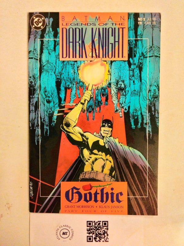 Batman Legends of the Dark Knight #9 (DC Comics), raw comic book in NM condition — front cover