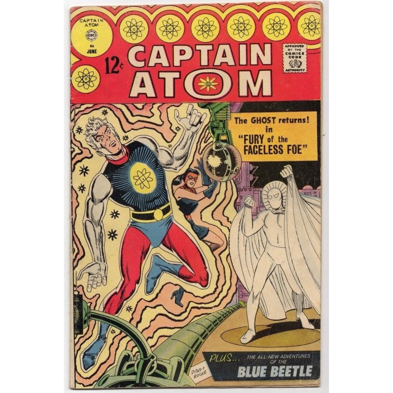Captain Atom #86 (DC Comics, 1967), raw comic book in VG 4.0 condition — front cover
