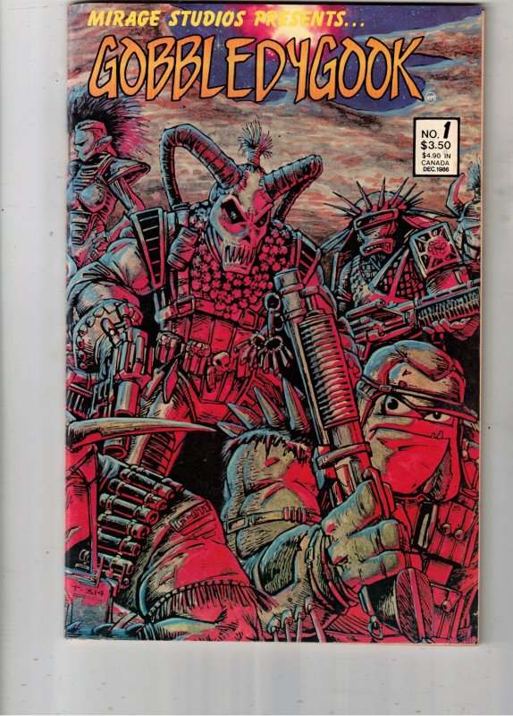Gobbledygook #1, raw comic book in VF/NM condition — front cover