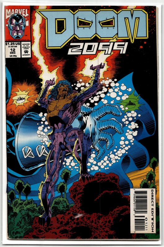 Doom 2099 #12 (1993), raw, ungraded comic book — front cover