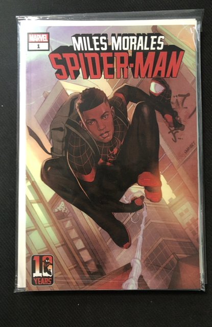 Miles Morales Spider-Man #1 (Marvel Comics), raw, ungraded comic book — front cover