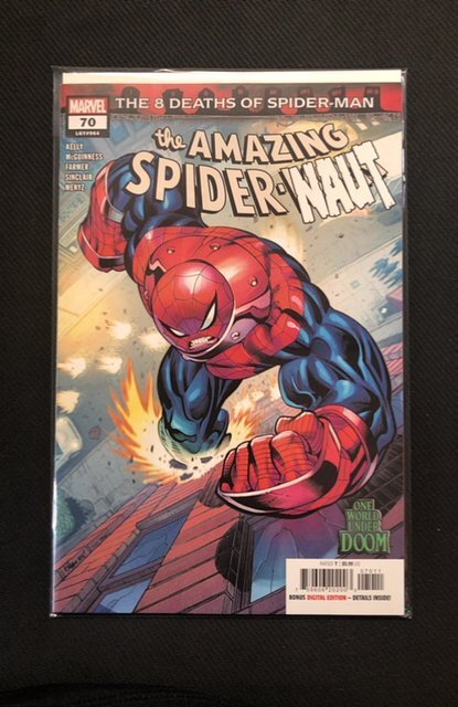 The Amazing Spider-Man #70 (Marvel Comics, 2025), raw, ungraded comic book — front cover