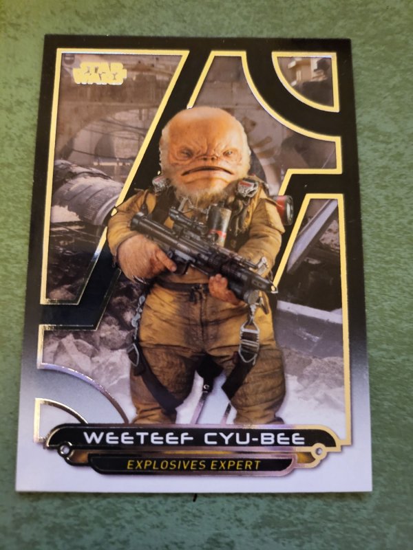 2018 Star Wars Galactic Files #RO-47 Weeteef Cyu-Bee (2018), raw, ungraded comic book — front cover