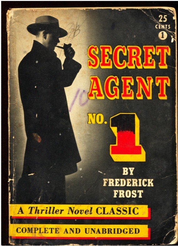 Thriller Novel Classic #1 (1940), raw, ungraded comic book — front cover