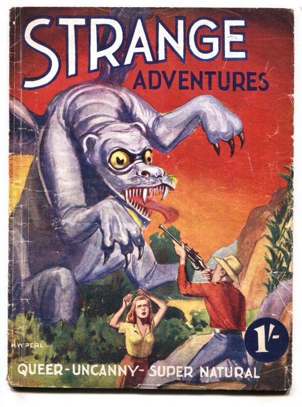 Strange Adventures #1 (DC Comics, 1946), raw, ungraded comic book — front cover