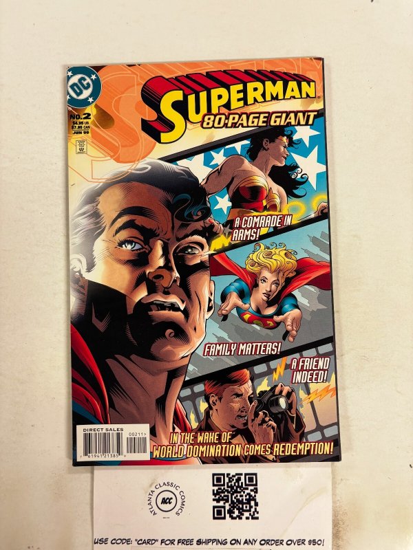 Superman 80-Page Giant #2 (DC Comics), raw comic book in NM condition — front cover