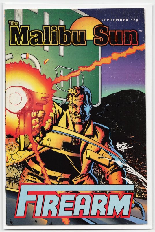 The Malibu Sun #29 (Malibu Comics, 1993), raw, ungraded comic book — front cover