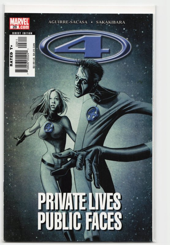 Marvel Knights: 4 #28 (Marvel Comics, 2006), raw, ungraded comic book — front cover