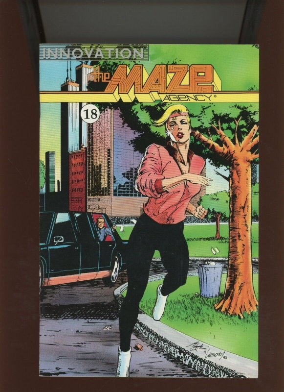 The Maze Agency #18 (1991), raw comic book in 7.0 condition — front cover