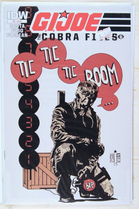G.I. Joe: The Cobra Files #8 (IDW Publishing, 2013), raw comic book in NM 9.4 condition — front cover