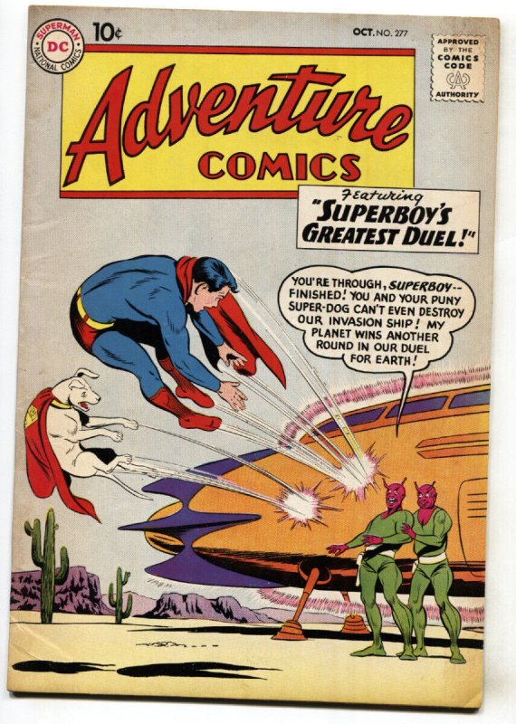 Adventure Comics #277 (DC Comics), raw comic book in FN- condition — front cover