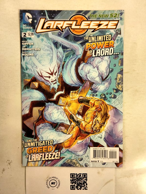 Larfleeze #2 (DC Comics), raw comic book in NM condition — front cover