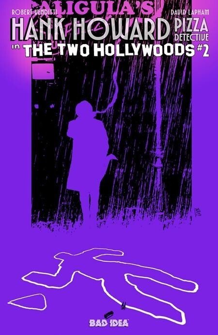 Hank Howard Pizza Detective the Two Hollywoods #2 (2026), raw, ungraded comic book — front cover