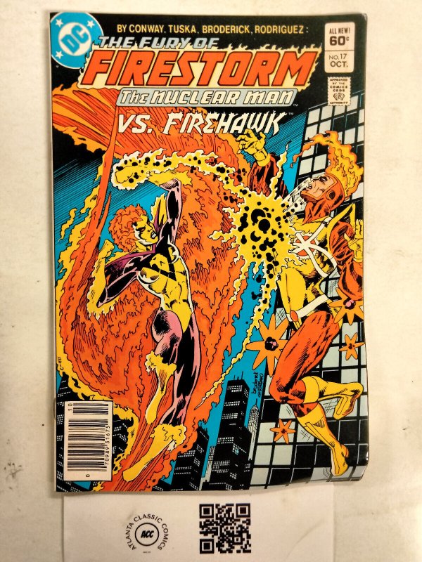 Firestorm the Nuclear Man #17 (DC Comics), raw comic book in VF condition — front cover