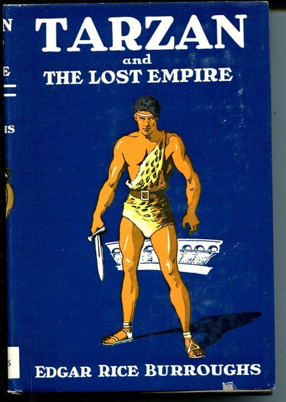 Pulp: Tarzan and the Lost Empire1948-ERB-hardback Cover-fire Survivor-origin..., raw, ungraded comic book — front cover