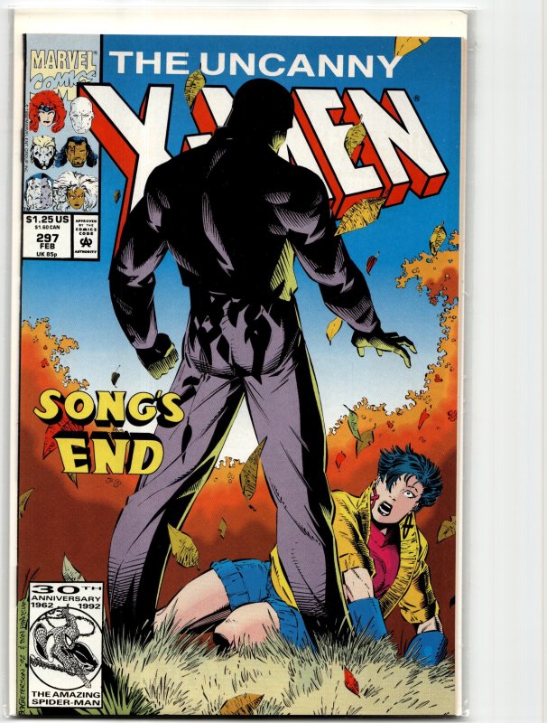 The Uncanny X-Men #297 (Marvel Comics, 1993), raw, ungraded comic book — front cover