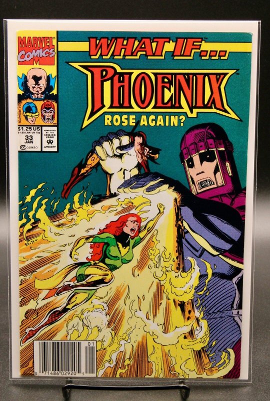 What If...? #33 (Marvel Comics, 1992), raw, ungraded comic book — front cover